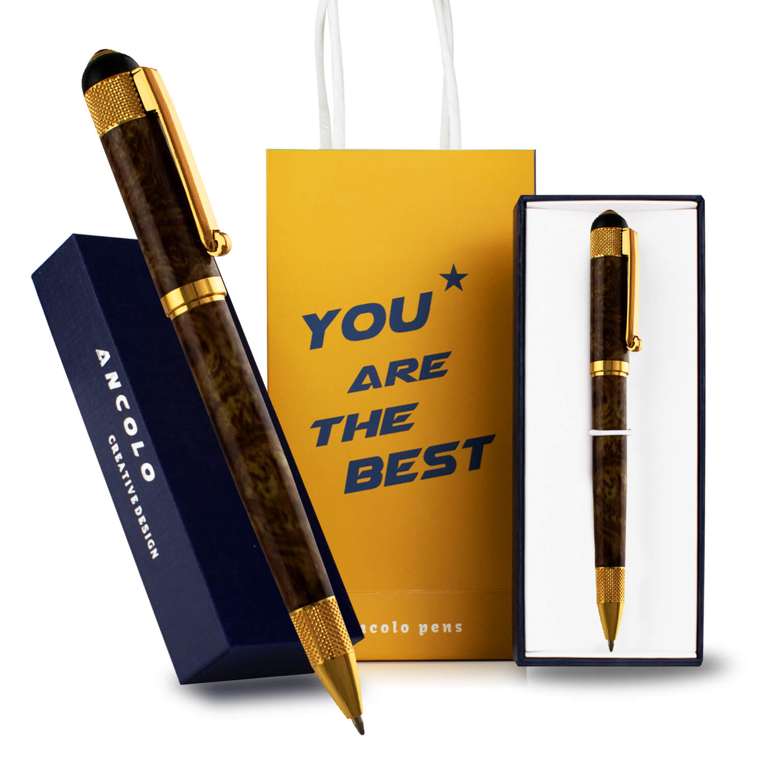 Rectangular Waterproof Ink And Smooth Writing Metal Corporate Pen Gift Set  at Best Price in New Delhi | Bharat Novelties