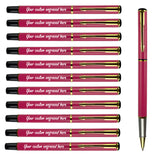Load image into Gallery viewer, Personalized Ink Pens Engraved with Name or Message, Team Name, Phone Number 10 pcs/pack