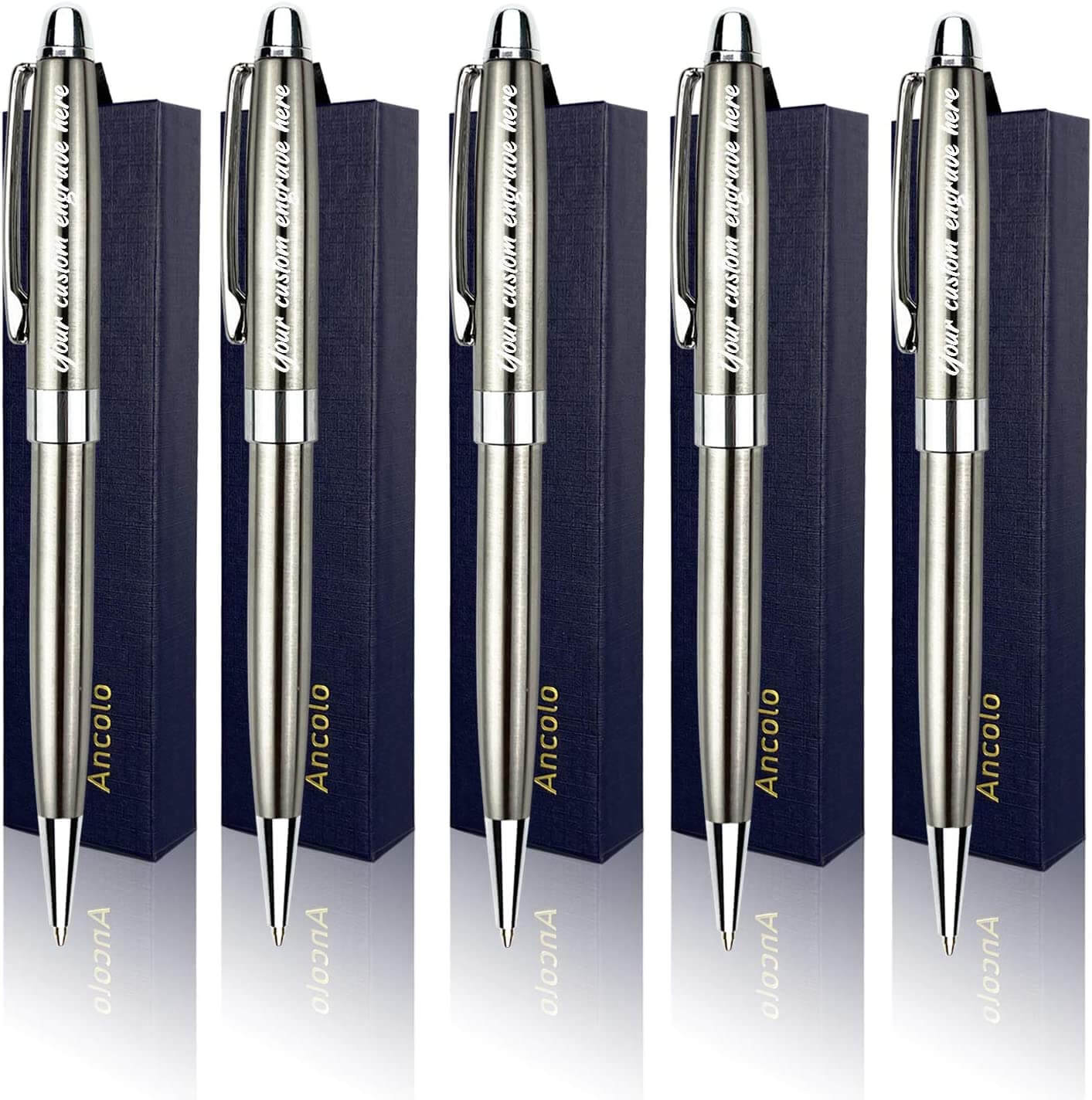 Jewel Fuel Swarovski Studded Silver Pen with Velvet Gift Box : Amazon.in:  Office Products