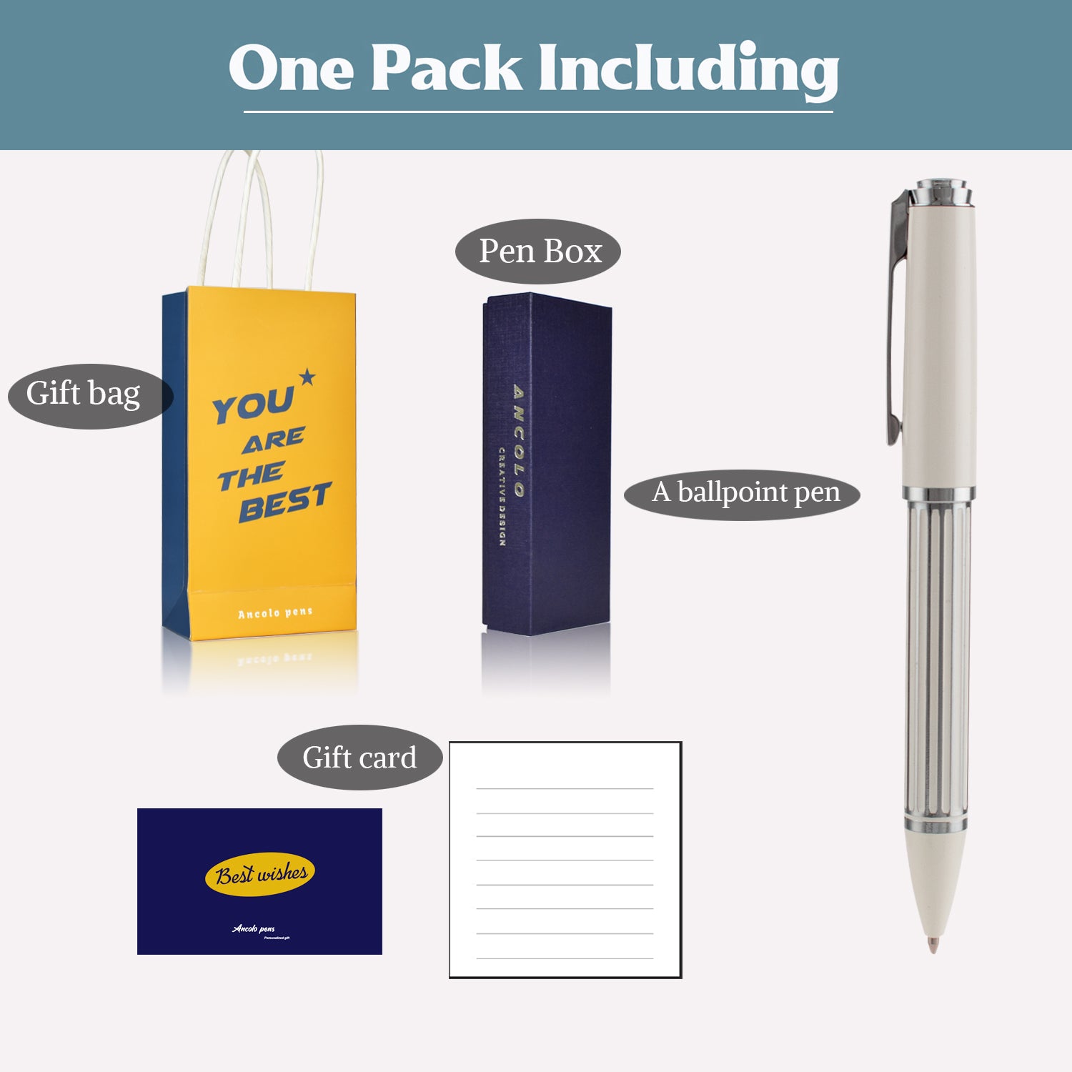 Lid Hinged Pen Sets Gift Boxes Printed Cheap Personalized Pen Gift Box  Brand Packaging Custom Paper