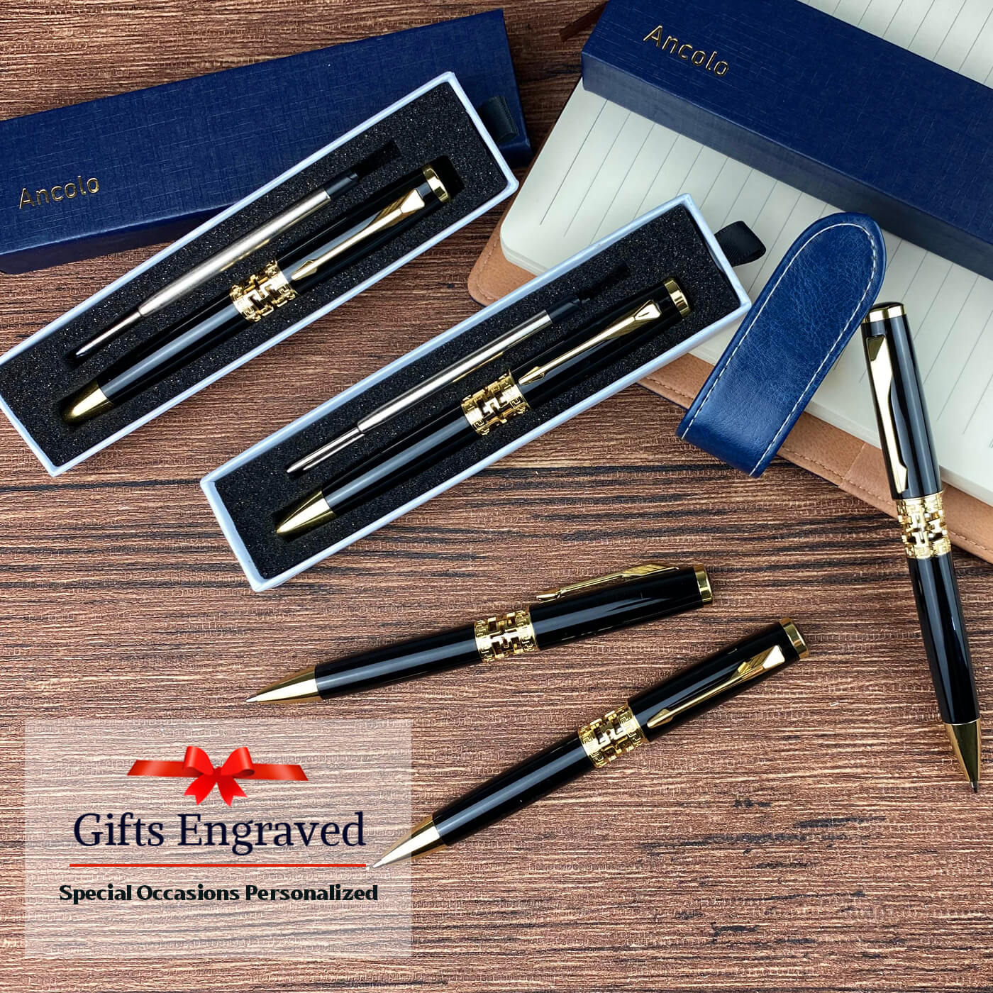 Personalized Quality Bamboo Twist Ball Point Pen - ForeverGifts.com