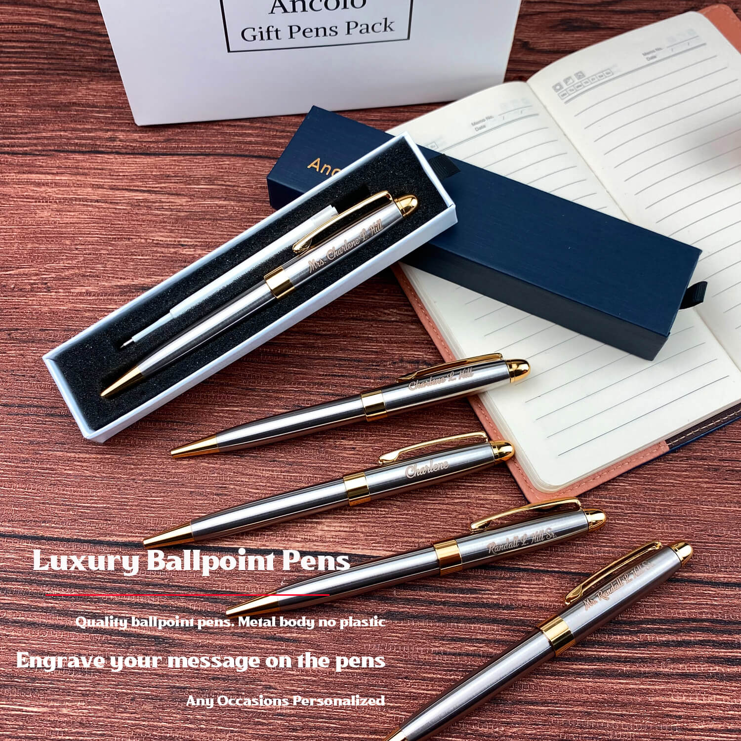Parker metal pen in three different colors – Museum Shop Italy