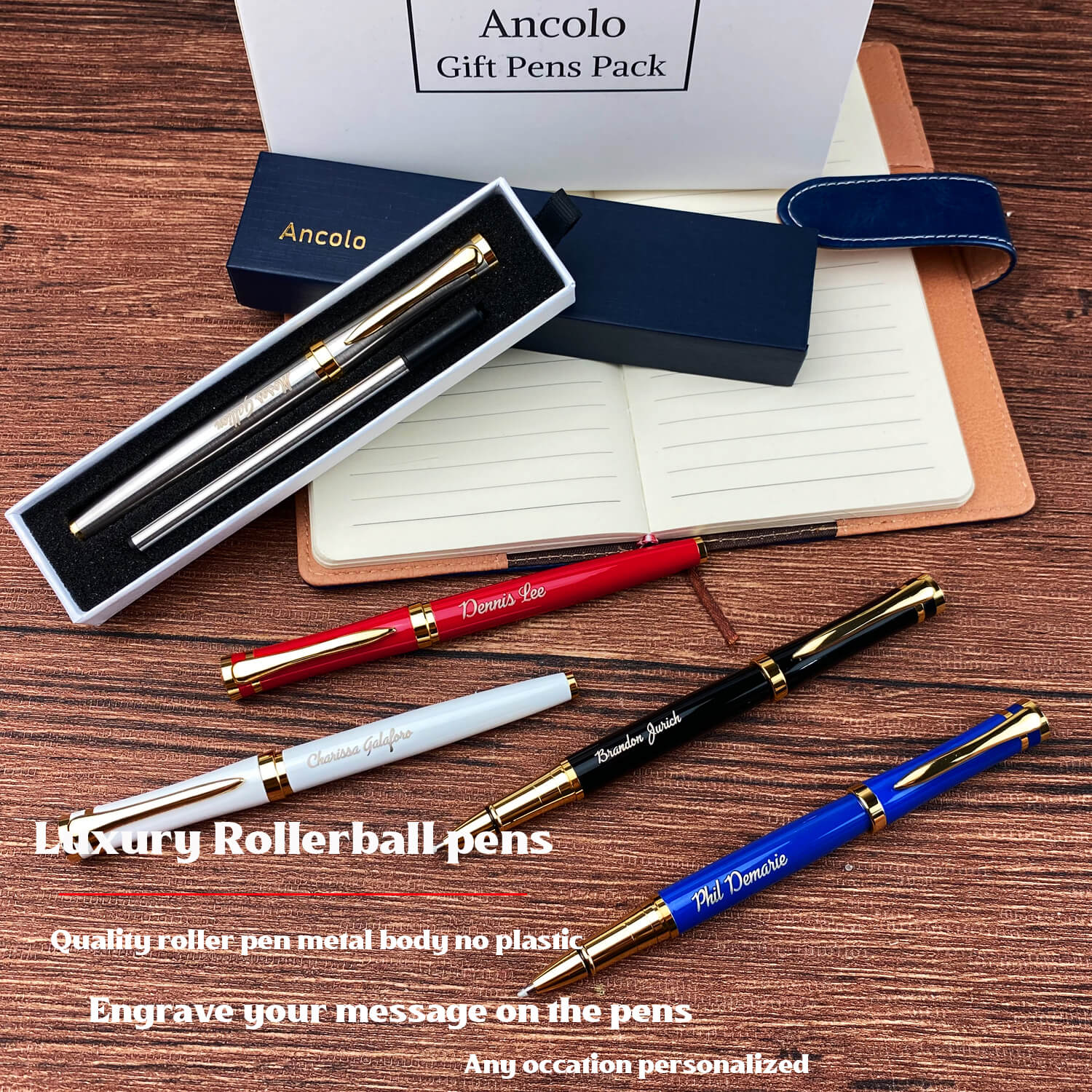 Personalized Magnetic Cap Pen With Name & message on box engraved. Ideal  for Corporate Gifting at Rs 300/piece in Indore