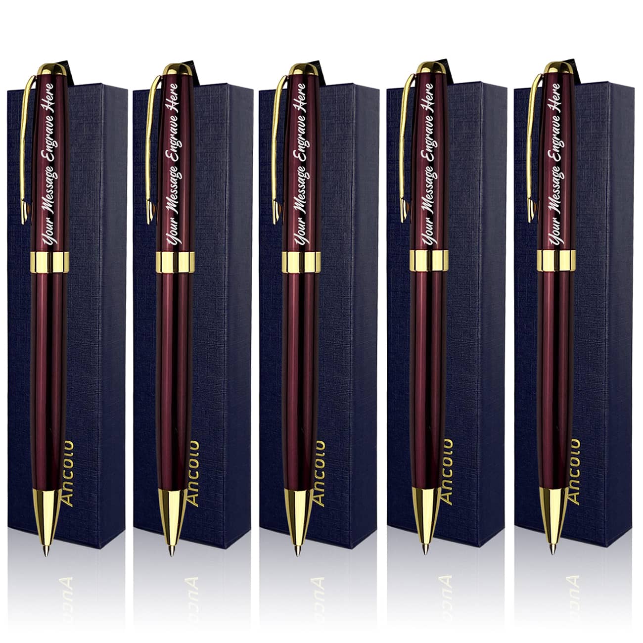 Pen Gift Set - Personalized Olive Gift Set - Luxury Pen Set