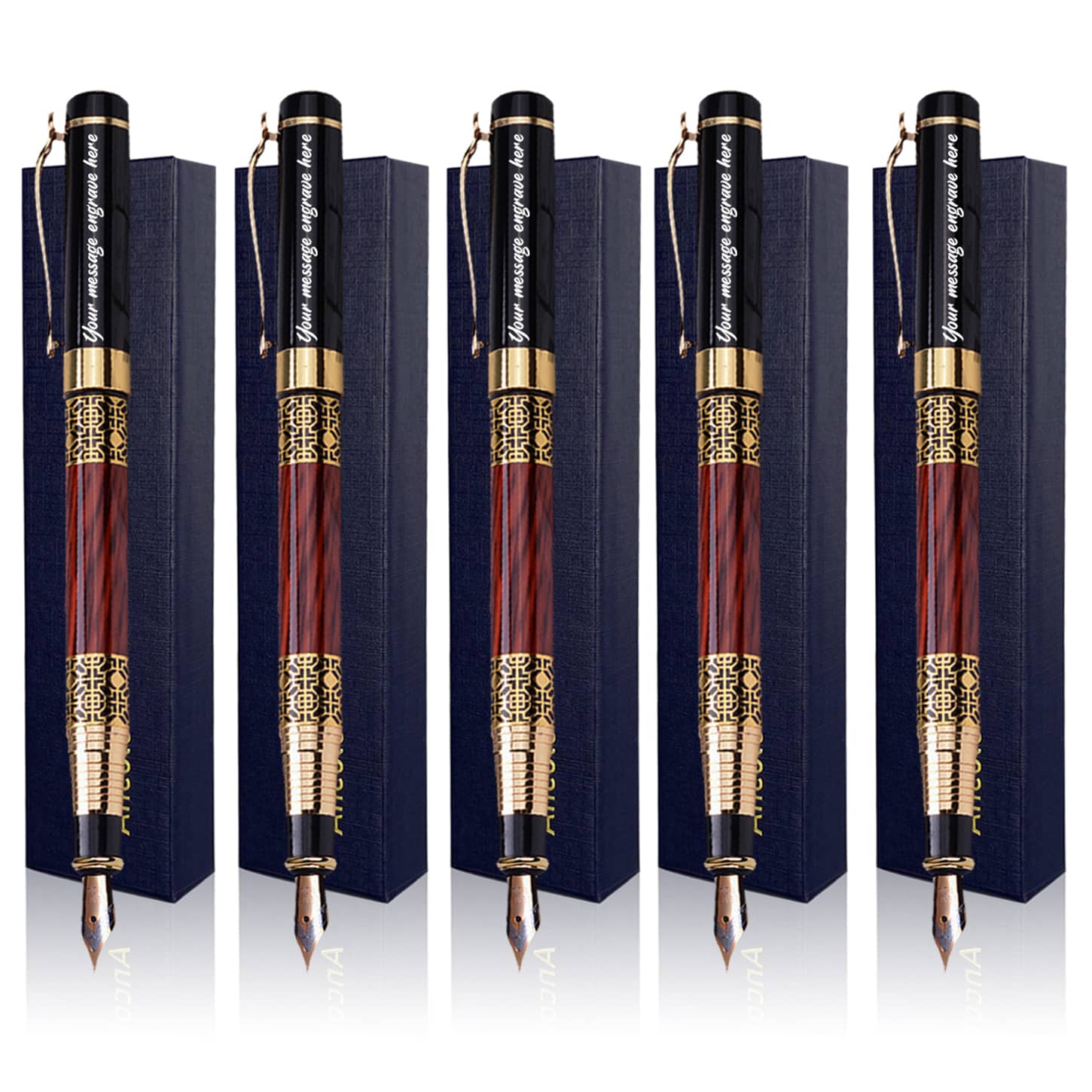 Executive 3 Piece Pen and Pencil Set in Glossy Black Finish